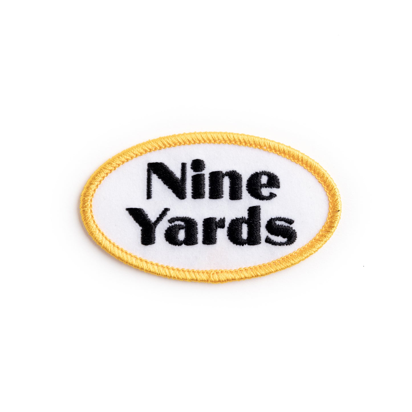 Nine Yards Patch | Vintage Oval